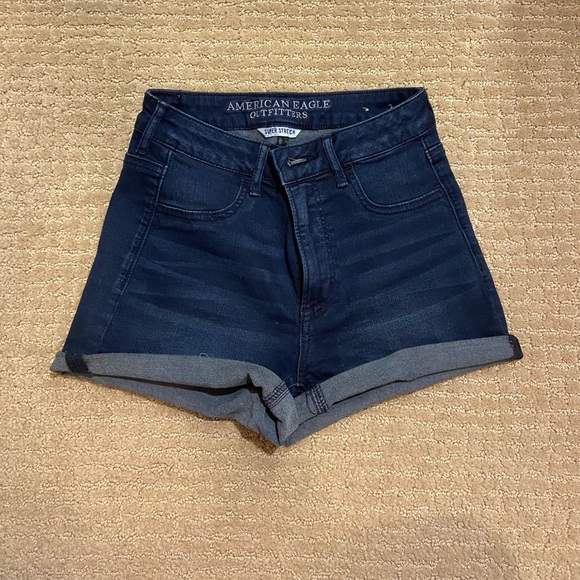 American Eagle High Waisted Super Stretch Shorts - Picture 3 of 7
